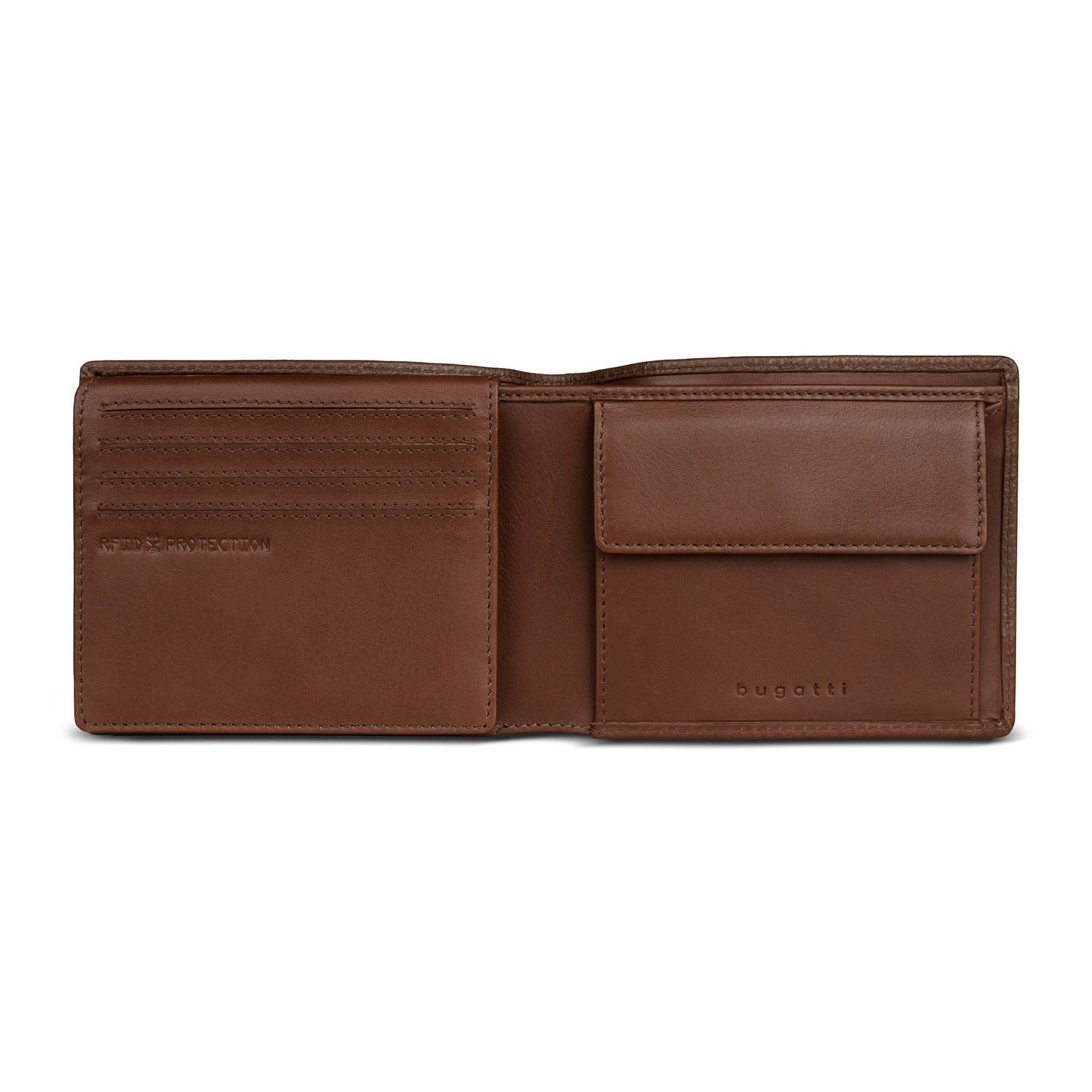 Porte-monnaies bugatti en marron