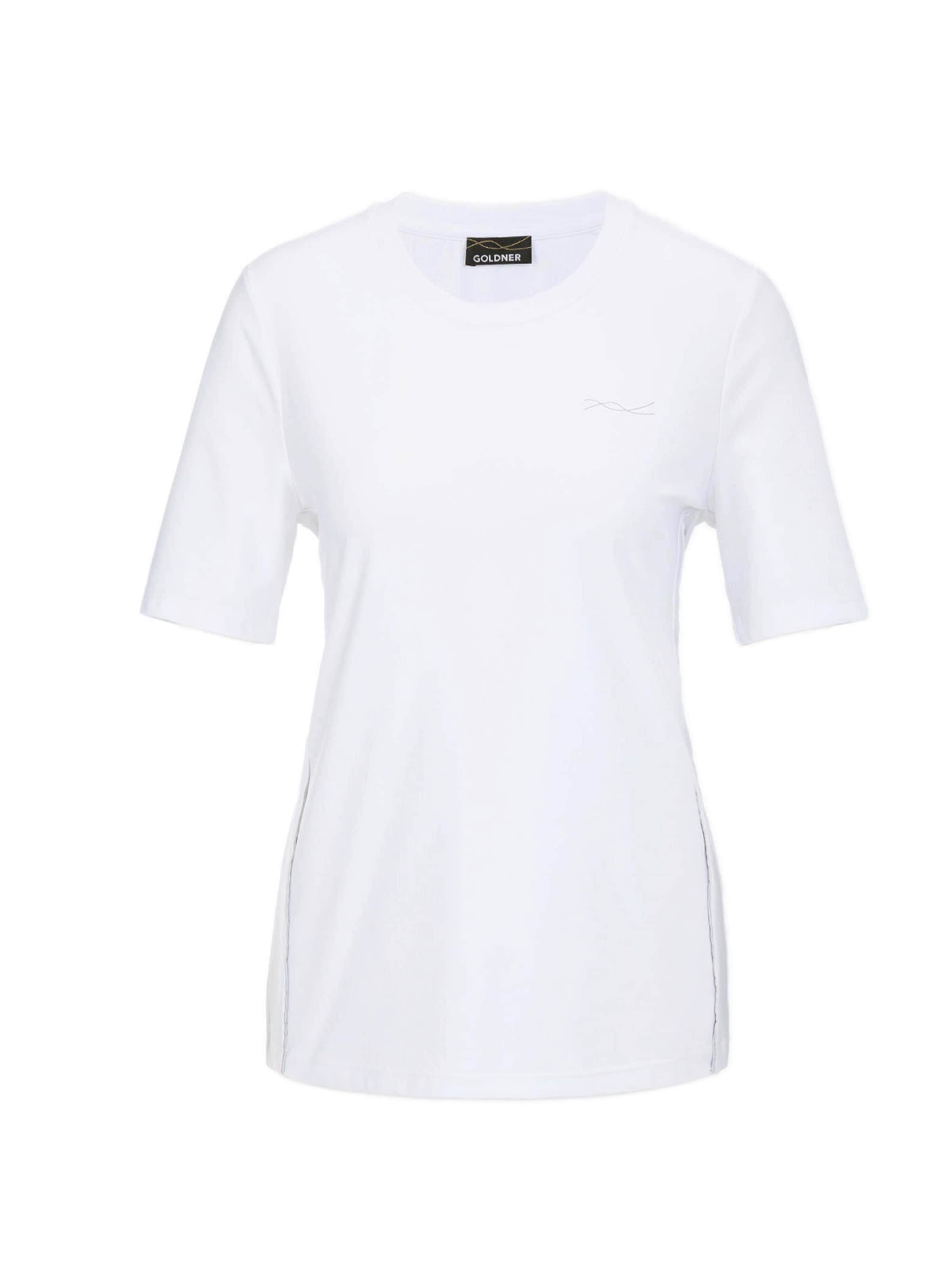 T-shirt Goldner en blanc : devant