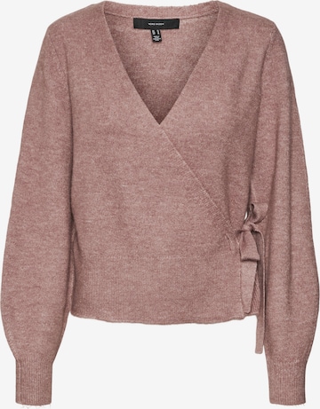 VERO MODA Strickjacke 'SIMONE' in Pink: predná strana