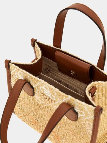 GUESS Handbag 'Silvana' in Beige