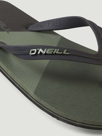 O'NEILL - Sandalias de dedo 'O'Neill Profile Color Block Sandals' en verde