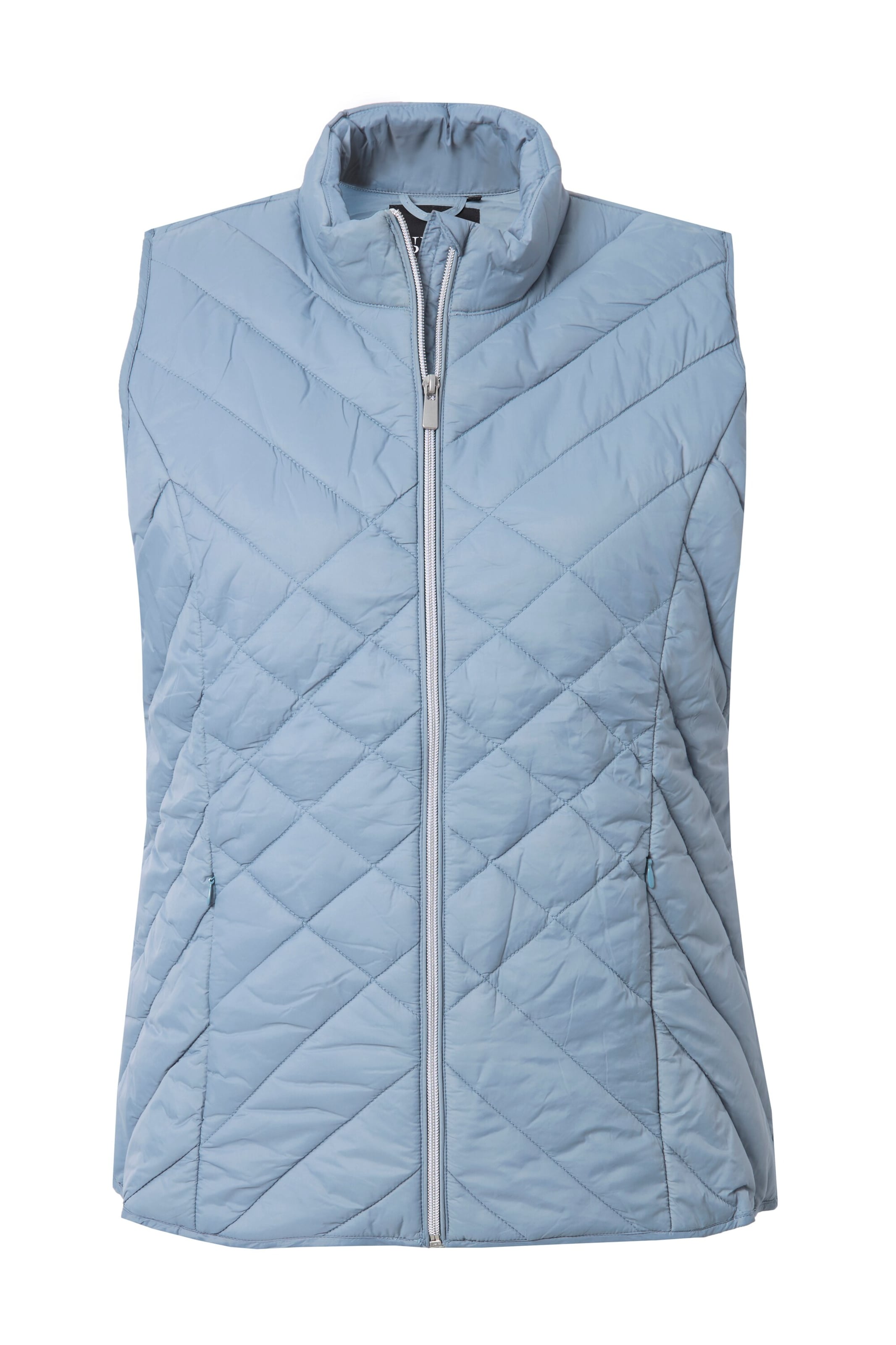 Ulla Popken Weste in Blau: Vorderseite