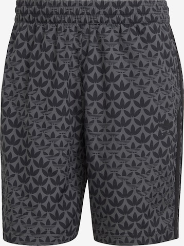 Regular Shorts de bain 'Monogram' ADIDAS ORIGINALS en noir : devant