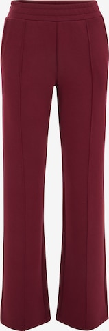 WE Fashionregular Hlače - crvena boja: prednji dio