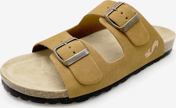 thies Pantolette 'Eco Bio Sandal' in Braun: Vorderseite