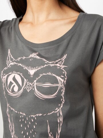 Iriedaily Shirt 'Skateowl 2' in Grey