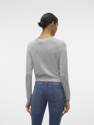 VERO MODA Knit Cardigan in Grey