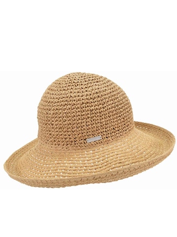 Seeberger Hat 'Hut' in Brown: front