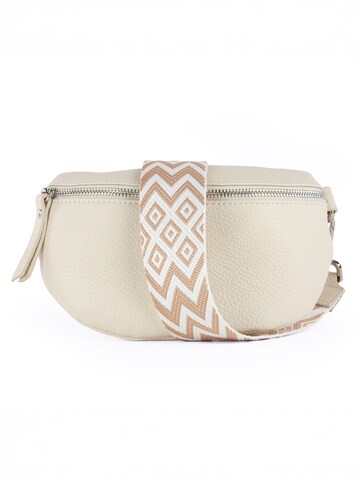 lePelou Fanny Pack 'THEA small' in Beige: front
