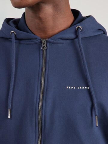 Pepe Jeans Sweatvest in Blauw