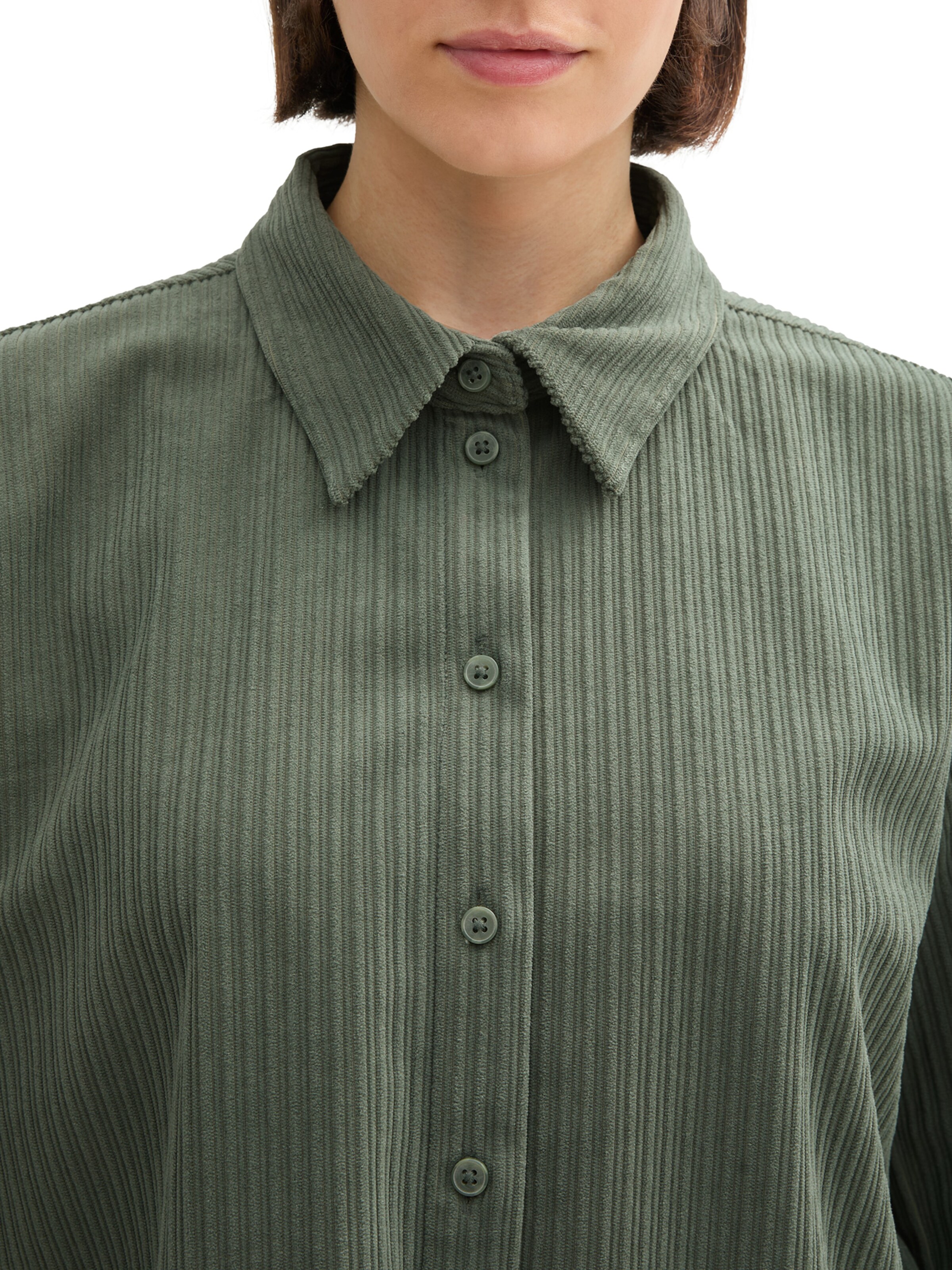 TOM TAILOR Pluus, värv roheline