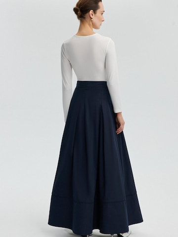 Jupe 'A Line Skirt With Pocket Detail' Touché Privé en bleu