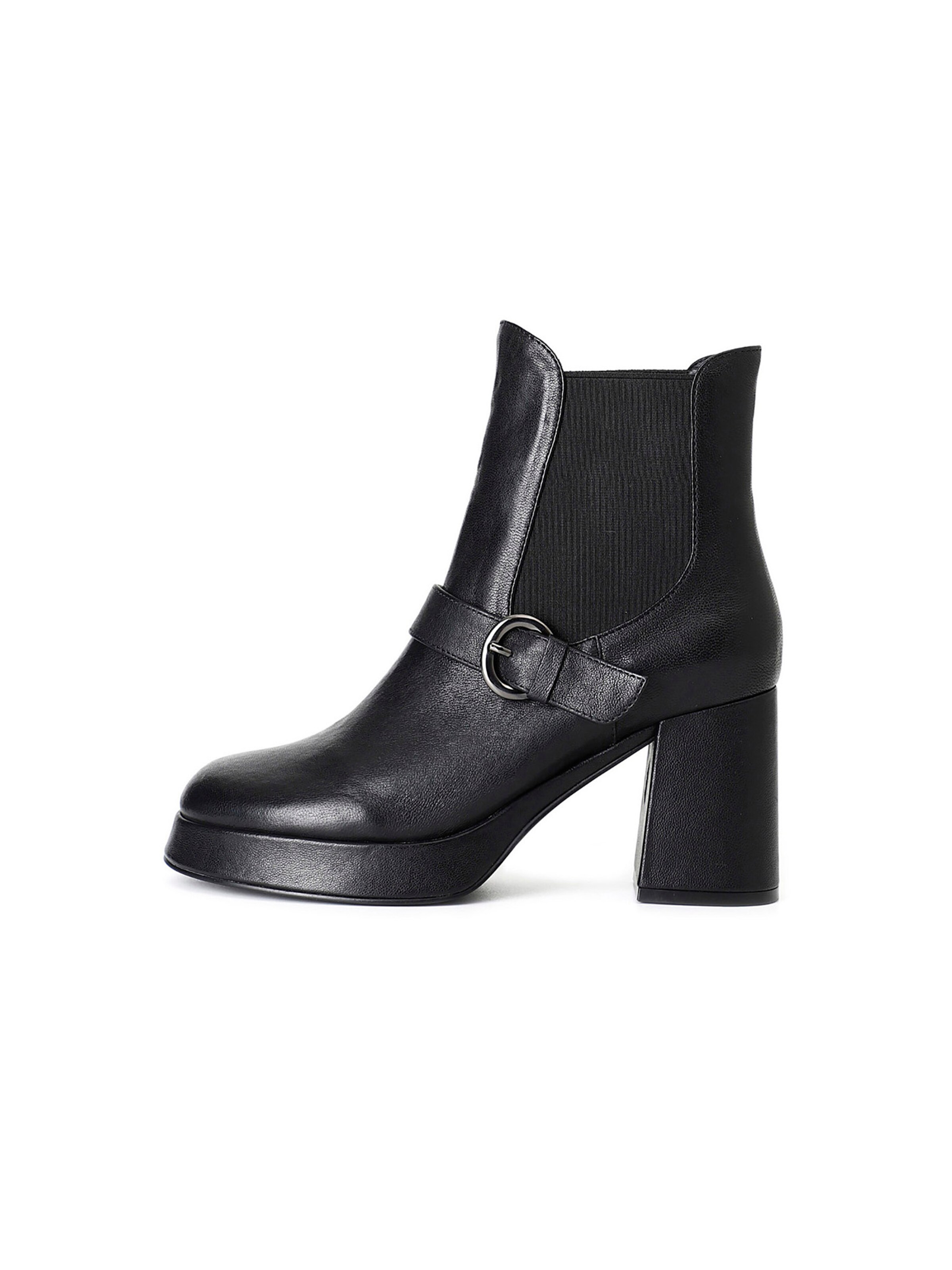 Stivaletto di CAFè NOIR in nero: frontale