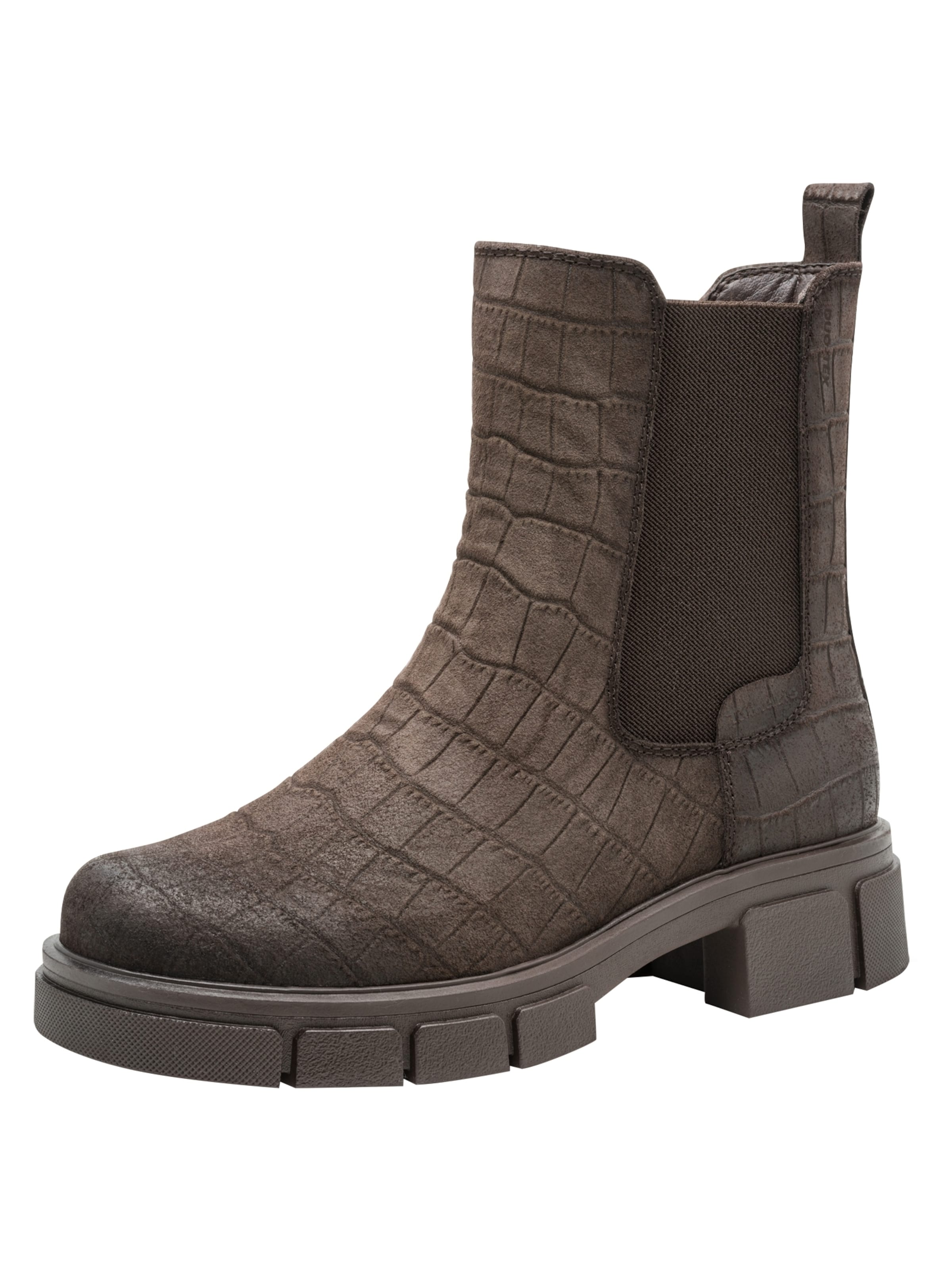 Chelsea Boots Tamaris en marron : devant