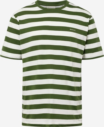 T-Shirt GANT en vert : devant