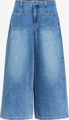 OBJECT Wide Leg Farkut 'OBJFULLA' värissä sininen: etupuoli