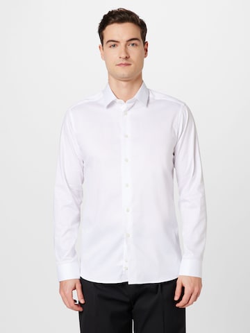 ETON Regular fit Риза в бяло: отпред