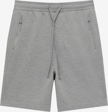 Pull&Bear Regular Broek in Grijs: voorkant