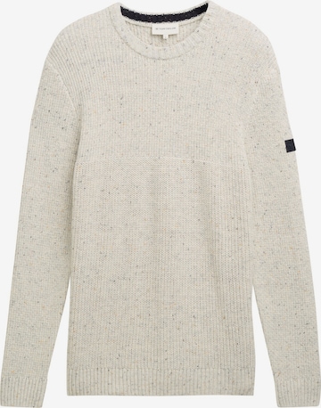 TOM TAILOR Sweater in Beige: front