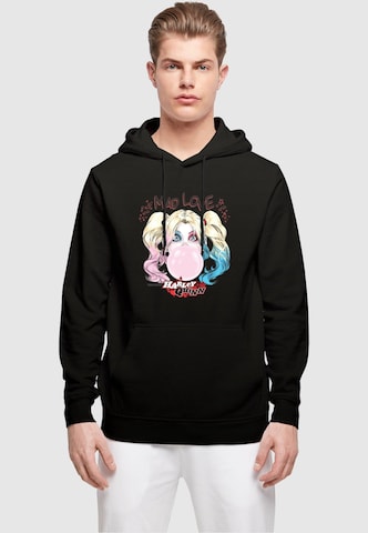 Sweat-shirt 'Batman - Harley Quinn Mad Love' ABSOLUTE CULT en noir : devant
