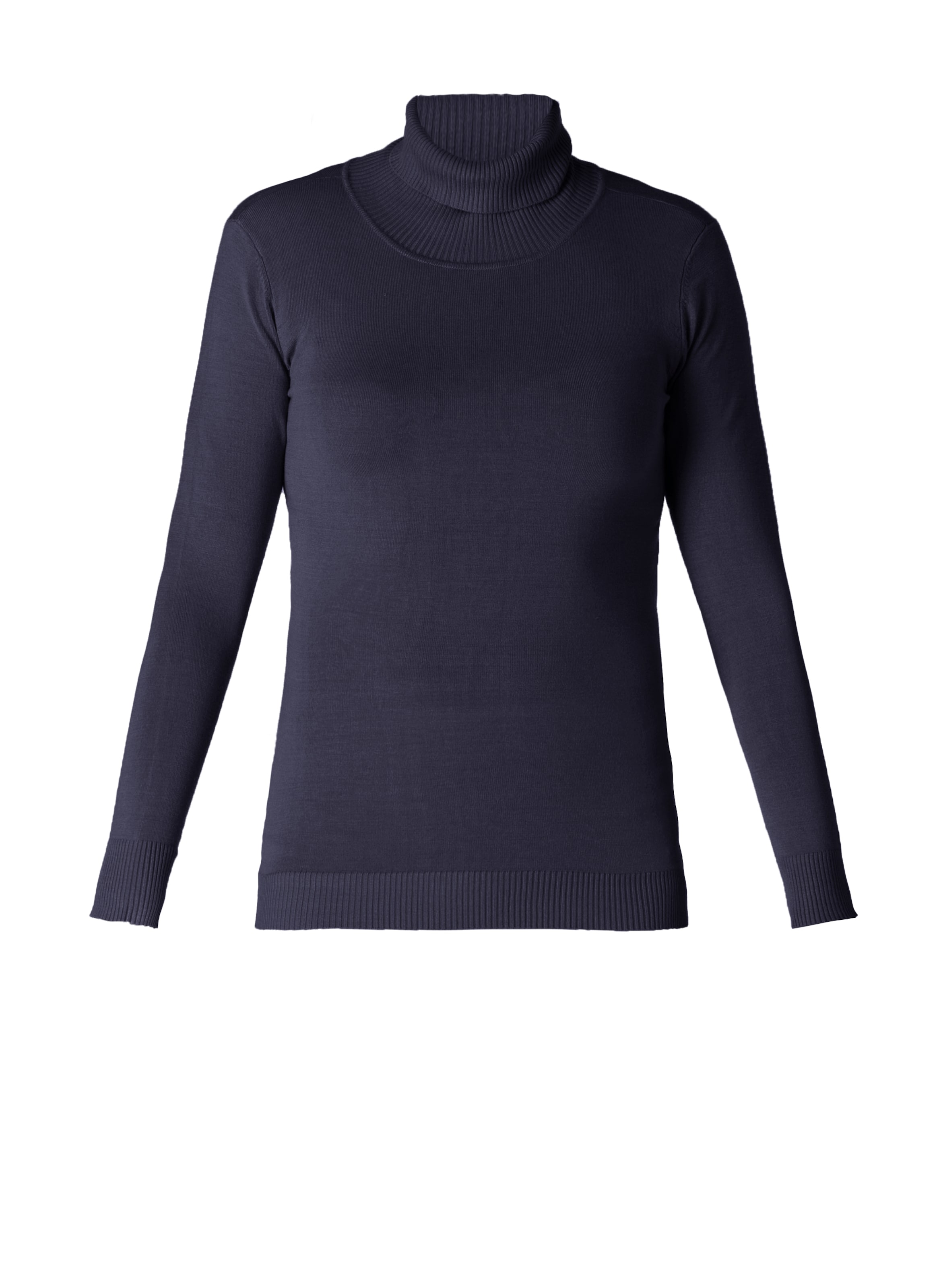 BASE LEVEL Pullover 'Yuen' in Blau: Vorderseite