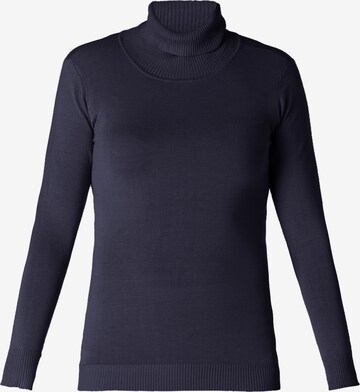 BASE LEVEL Sweater 'Yuen' in Blue: front
