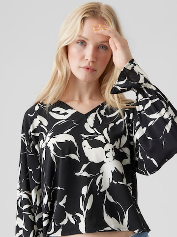 VERO MODA Bluse i sort