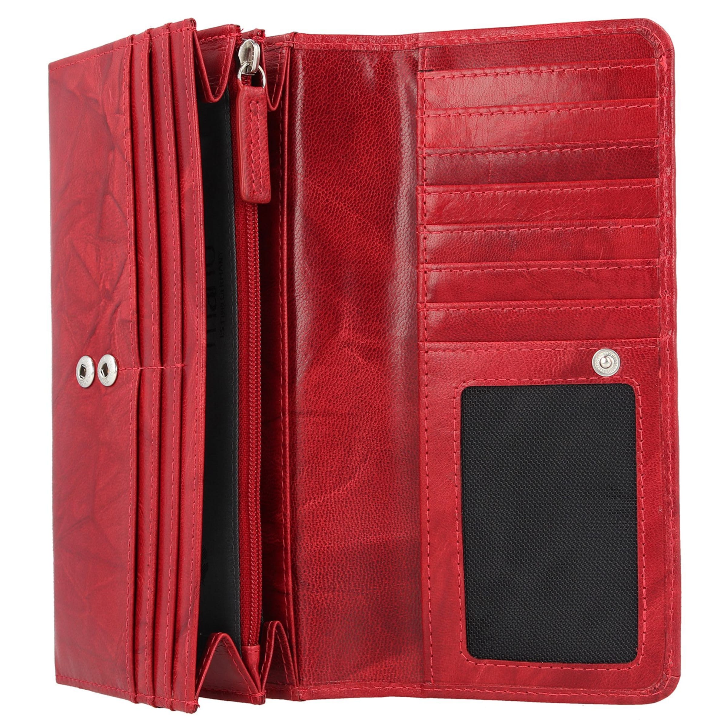 mano Portemonnee 'Donna Aurona' in Rood