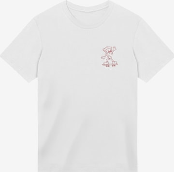 F4NT4STIC T-Shirt 'Friday Pizza Club' in Weiß: Vorderseite