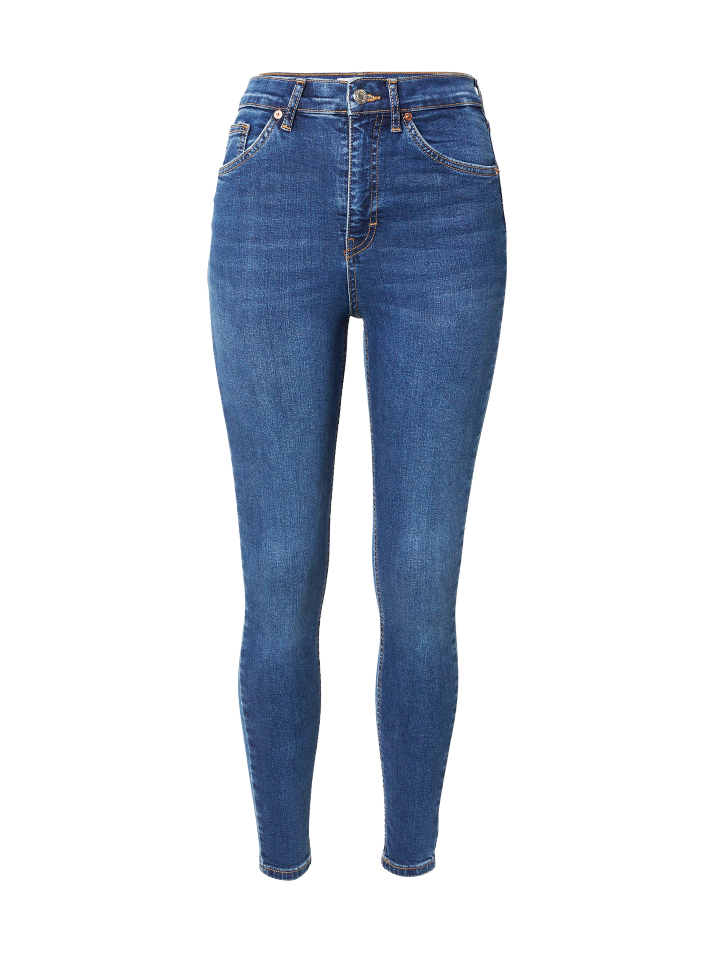 Skinny Jean 'JAMIE' TOPSHOP en bleu : devant