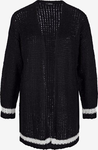 Cardigan MIAMODA en noir : devant