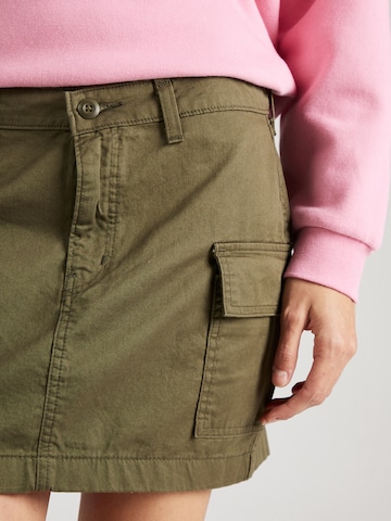 Jupe 'Mini Cargo Skirt' LEVI'S ® en vert