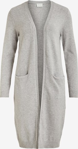 VILA Knitted coat 'Ril' in Grey: front