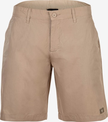 Emporio Armani - regular Pantalón en beige: frente