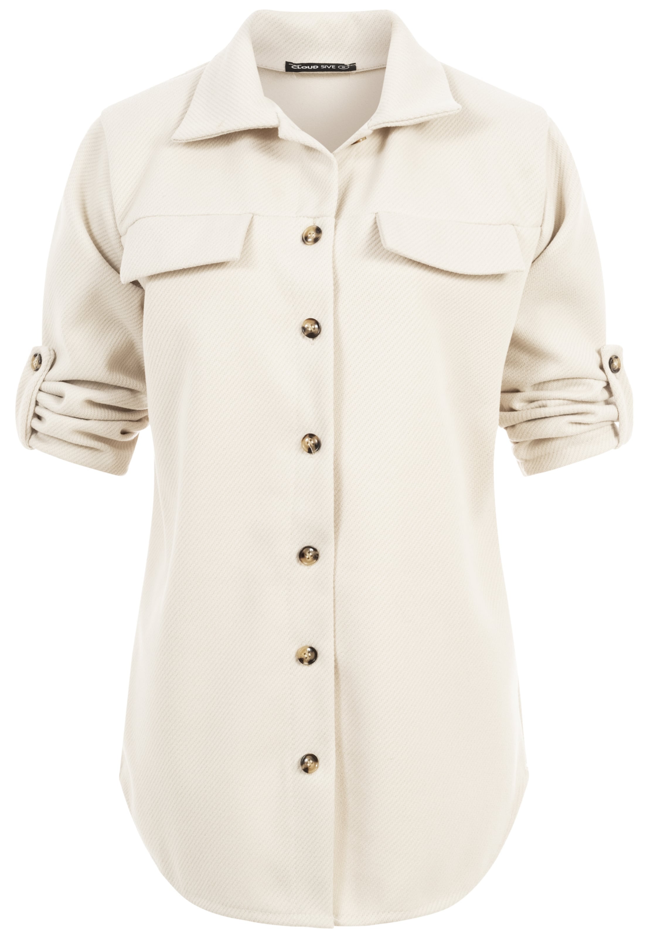 Cloud5ive Jacke in Beige: Vorderseite