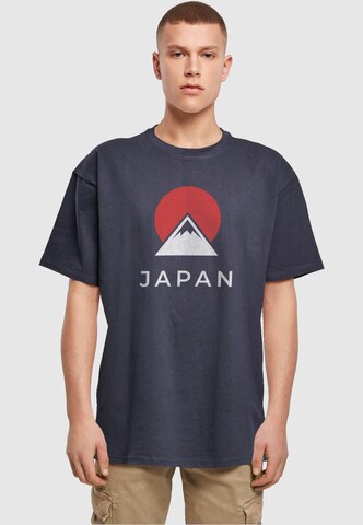 Merchcode T-Shirt 'Japan' in Blau: predná strana