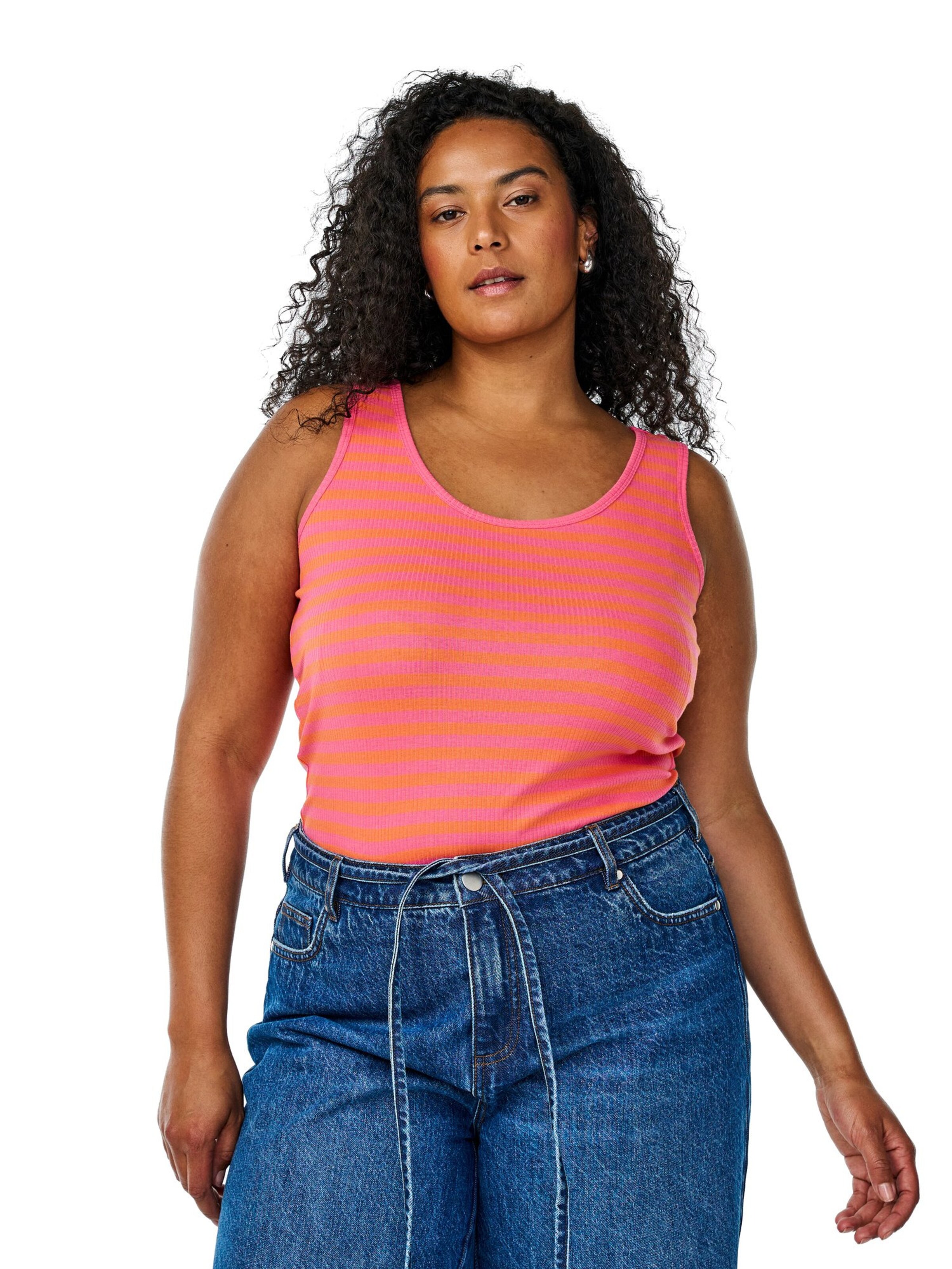 Top 'Caamilla' di Zizzi in arancione: frontale