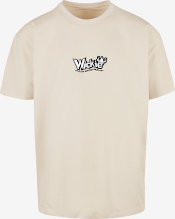 T-Shirt F4NT4STIC en beige : devant