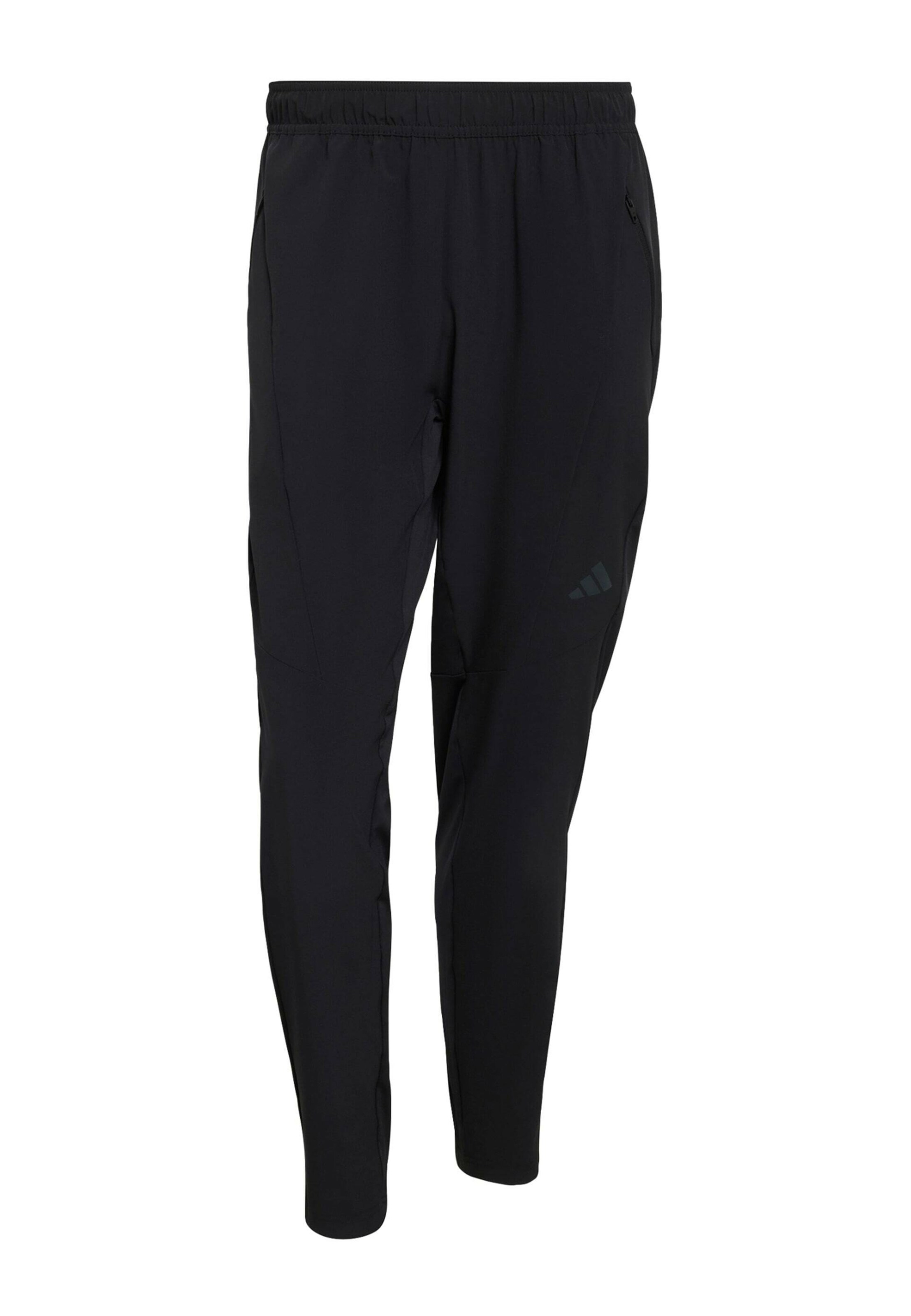 ADIDAS PERFORMANCESlimfit Sportske hlače 'D4T' - crna boja