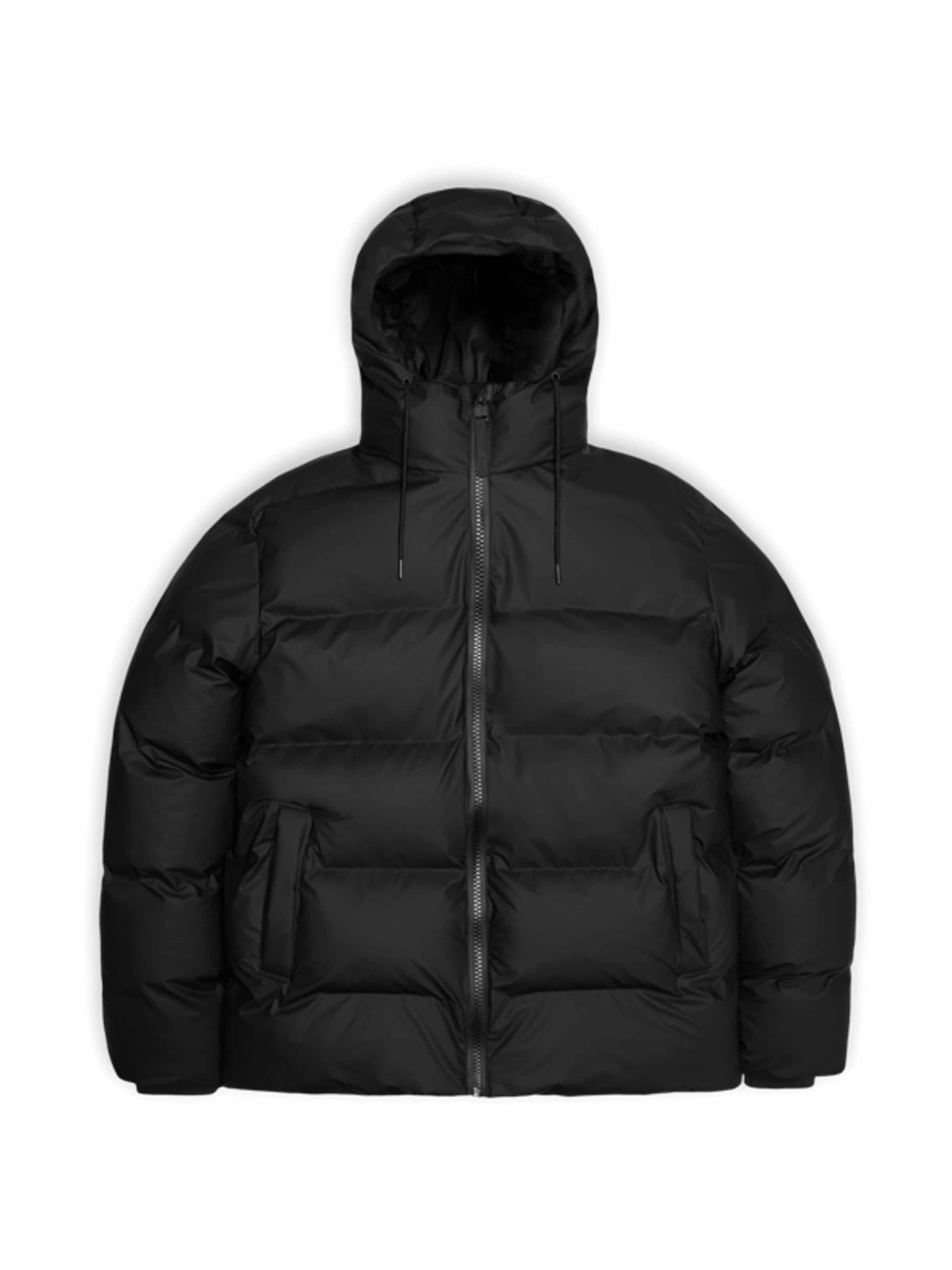 RAINS Zimná bunda 'Alta' - Čierna: predná strana