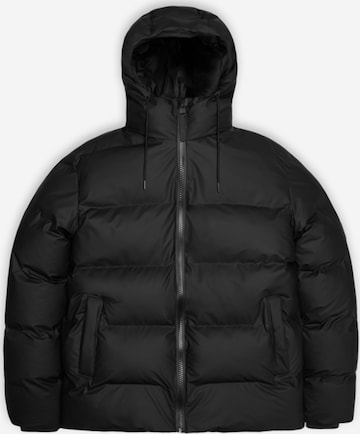 Giacca invernale 'Alta' di RAINS in nero: frontale