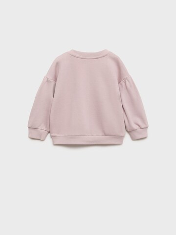 MANGO KIDS Sweatshirt 'AMOUR' i rosa
