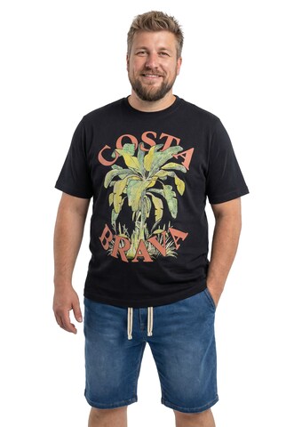 Men Plus Shirt in Black
