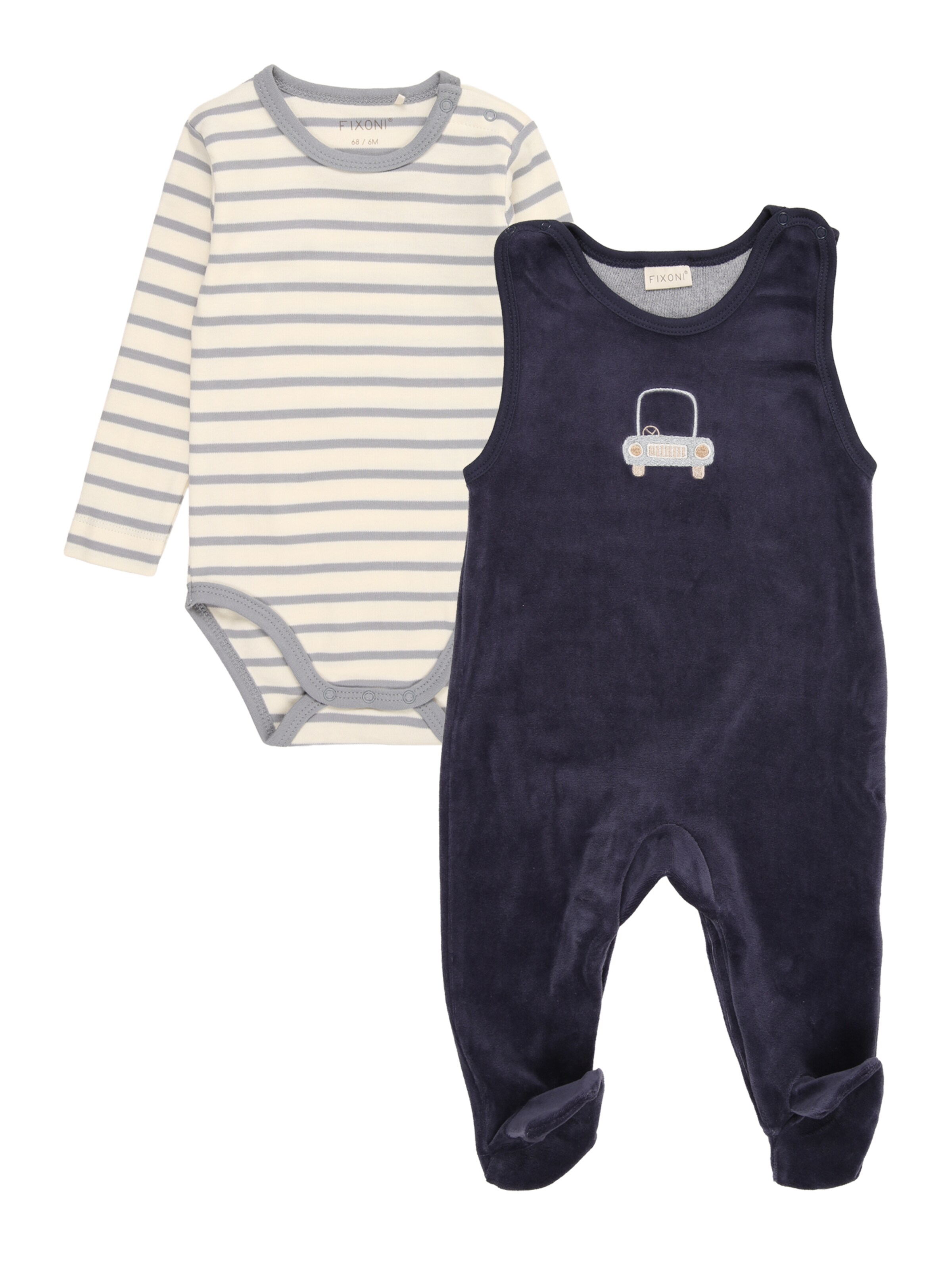 Fixoni Set in Blau: Vorderseite