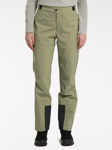 Haglöfs Regular Outdoor Pants 'Roc' in Green: front