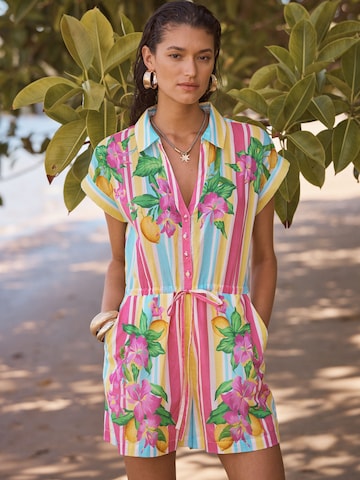 Combinaison love & roses en jaune