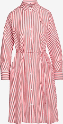 TOMMY HILFIGER Shirt Dress in Red: front