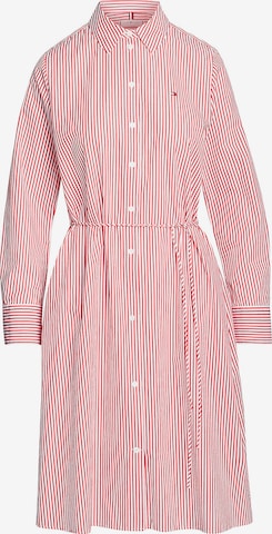 TOMMY HILFIGER Shirt Dress in Red: front