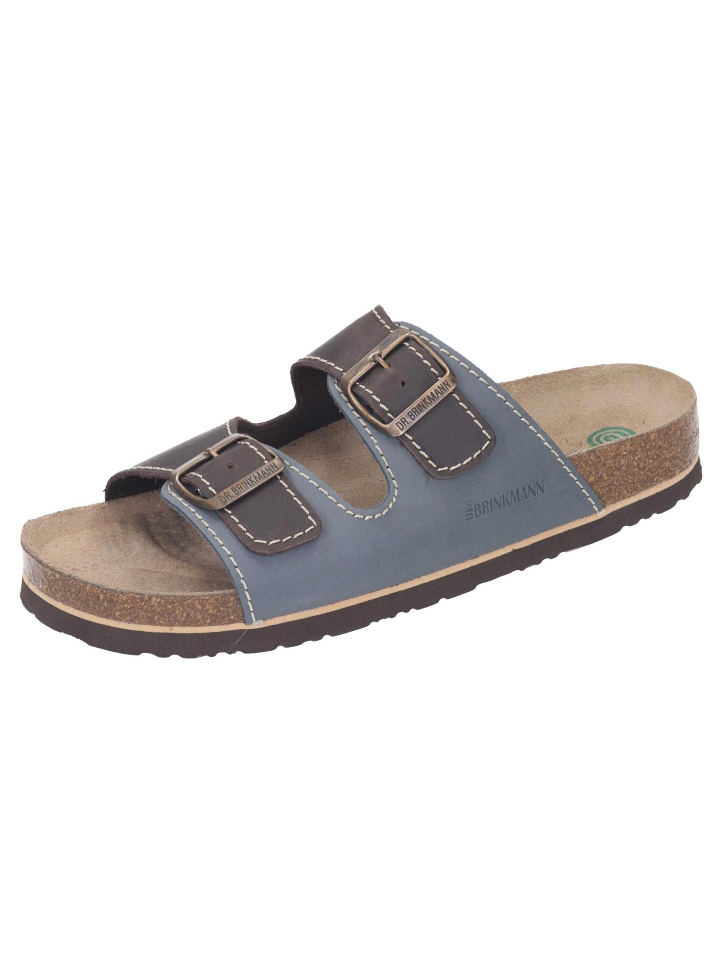 DR. BRINKMANN Clogs 'Bonillo'‌‌‌‌‌‌‌ in Blau: Vorderseite