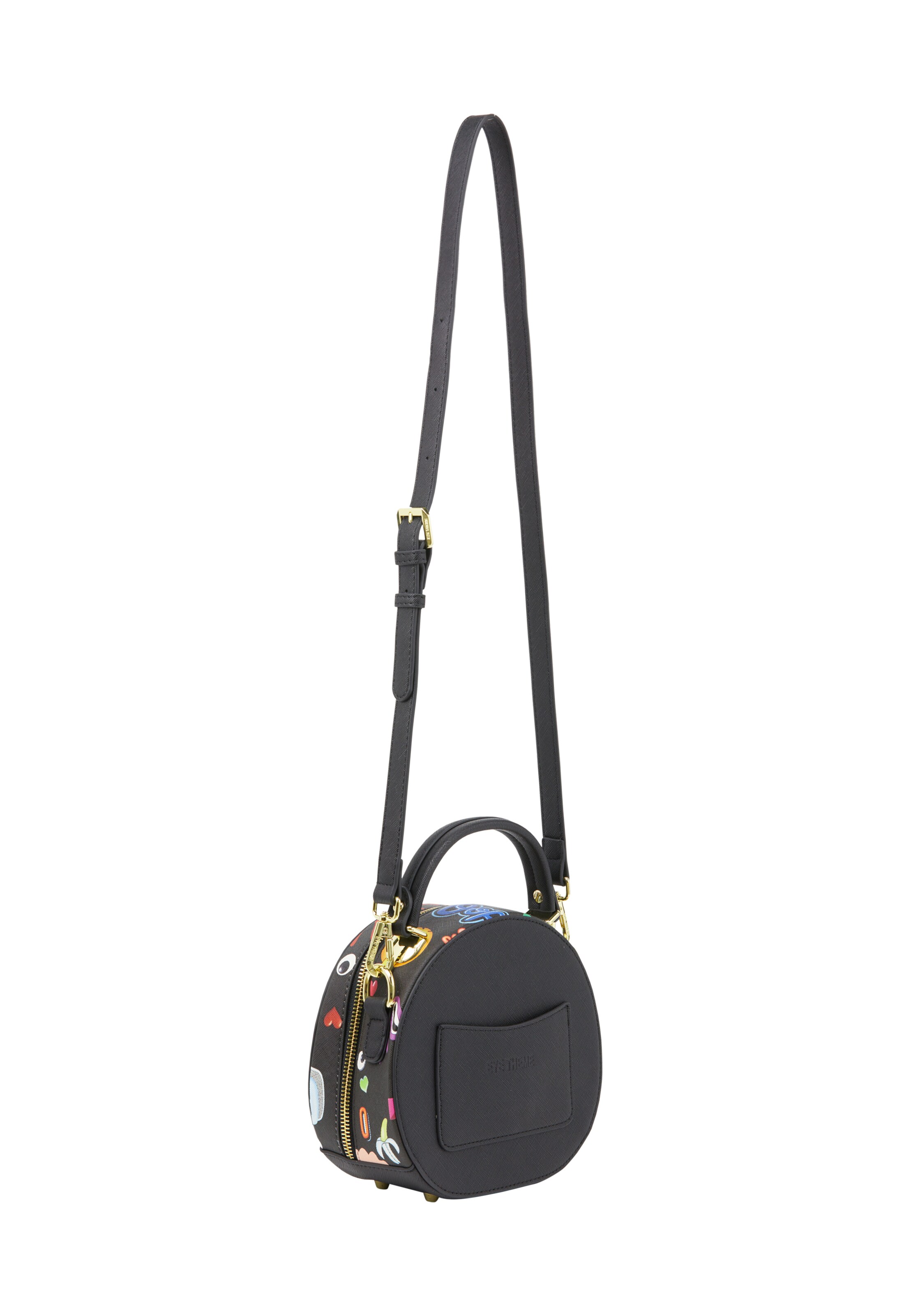MYMO Handbag 'Pop Eyetheme' in Black